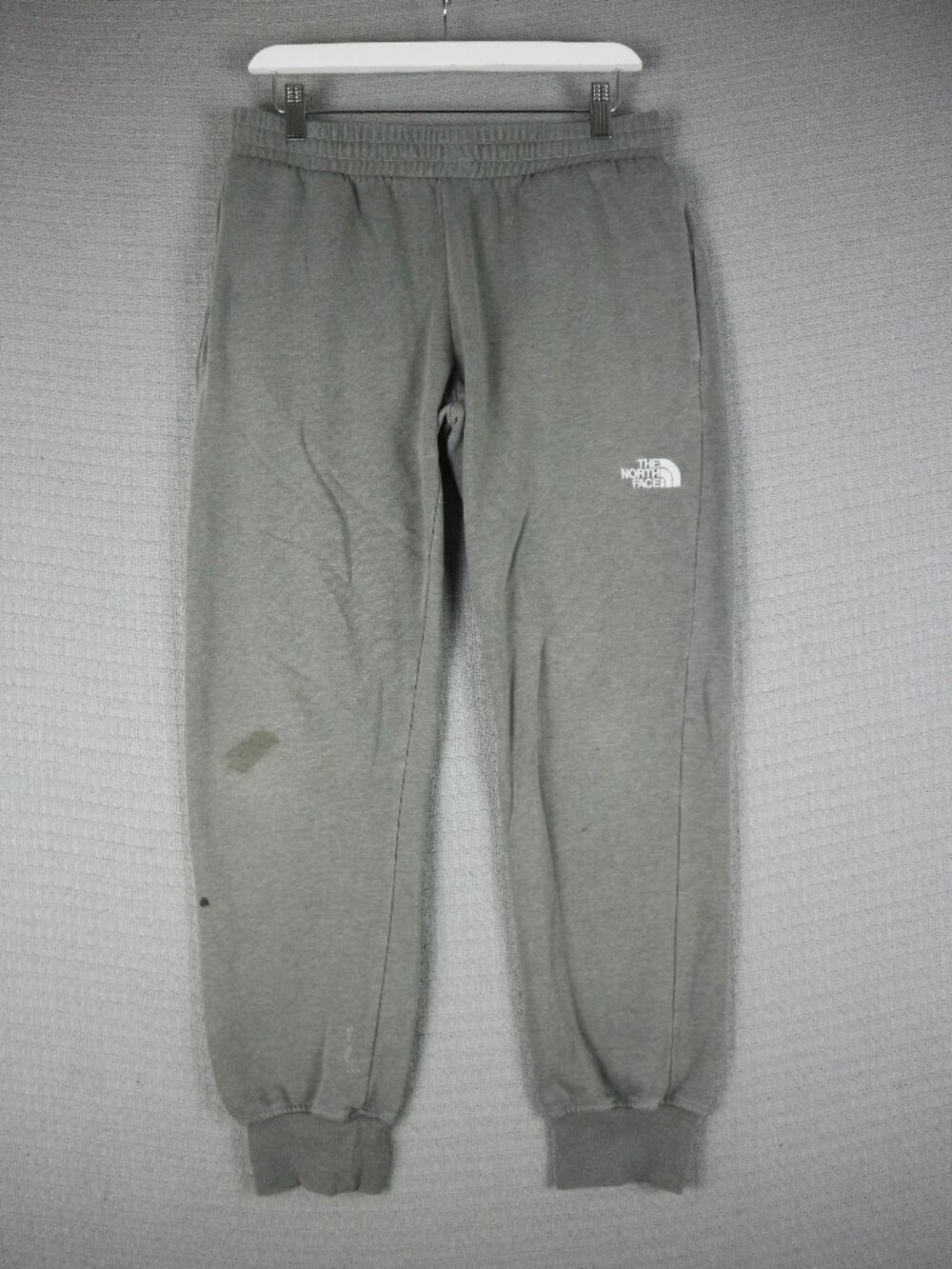 The North Face Faded Grey Cotton Jogger Pants Medium as is
